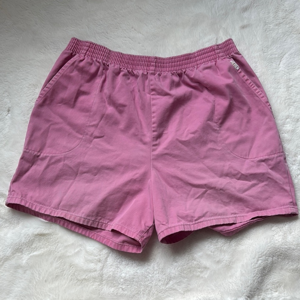 Vintage Pink Shorts by Chic / 100% Cotton & Made in the USA
